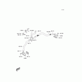 Схема вузла: Second air для Kawasaki KLV1000