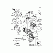 Схема узла: Топливный бак для Kawasaki ZX1400 ZZR1400 ABS