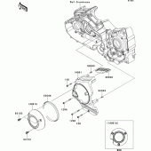 Схема вузла: Chain cover для Kawasaki VN1700 VN1700 Classic Tourer ABS