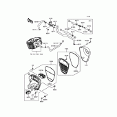 Схема вузла: Повітряний фільтр Kawasaki VN900 Vulcan 900 Classic LT