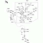 Схема вузла: Front master cylinder(er500-a2/a3) для Kawasaki ER500 ER-5