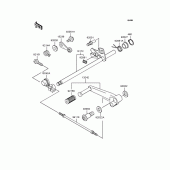 Схема вузла: Перемикач передач для Kawasaki ZX400 ZZR400