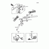 Схема узла: Руль для Kawasaki EX400 GPZ400S