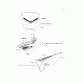 Схема вузла: Decals(green)(cds) для Kawasaki KLX125 KLX125