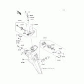 Схема узла: Задний фонарь (Стоп-сигнал) для Kawasaki EX250 Ninja 250R