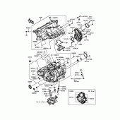 Схема вузла: Картер двигуна для Kawasaki ZX1000 Ninja ZX-10R