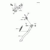 Схема вузла: Stand(s) для Kawasaki KMX125