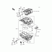 Схема узла: Картер двигателя для Kawasaki EX300 Ninja 300