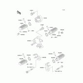 Схема вузла: Step для Kawasaki EX500 GPZ500