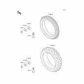 Схема вузла: Шини для Kawasaki ZX636 Ninja ZX-6R