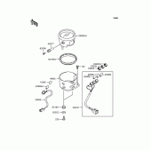 Схема вузла: Панель приладів для Kawasaki BN125 Eliminator