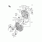 Схема вузла: Картер двигуна для Kawasaki VN400 Vulcan Drifter