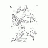 Схема вузла: Батарейний відсік для Kawasaki ZR400 Zephyr
