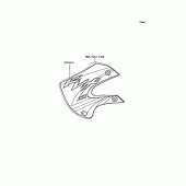 Схема вузла: Наклейки (KLX110-A1) для Kawasaki KLX110 KLX110