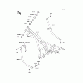 Схема вузла: Рама для Kawasaki EL250 Eliminator 250