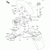 Схема вузла: Крило для Kawasaki ZX900 Ninja ZX-9R