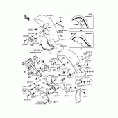 Схема вузла: Крило (VN400-D3) для Kawasaki VN400 Vulcan Drifter
