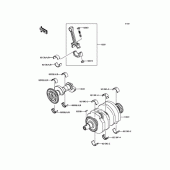 Схема вузла: Колінвал для Kawasaki ER250 Z250 ABS
