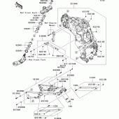 Схема узла: Рама для Kawasaki ZX1400 Ninja ZX-14