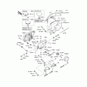 Схема узла: Headlight(s)(1/2) для Kawasaki KLX250 KLX250