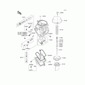 Схема вузла: Carburetor parts(1/2) для Kawasaki ZX600 ZZ-R600