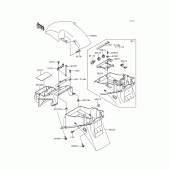 Схема вузла: Крило для Kawasaki ZR750 ZR-7