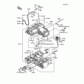 Схема вузла: Картер двигуна для Kawasaki ZX600 GPX600R
