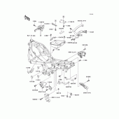 Схема вузла: Батарейний відсік(1/2) для Kawasaki ZX600 Ninja ZX-6