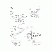 Схема вузла: Кермо для Kawasaki KLX110 KLX110L