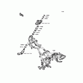 Схема узла: Рама для Kawasaki KLE300 Versys-X 300 ABS