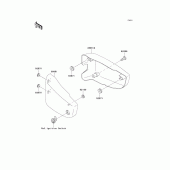 Схема вузла: Side covers для Kawasaki VN1500 Vulcan 1500 Classic FI
