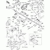 Схема вузла: Електроустаткування для Kawasaki ZR750 ZR-7S