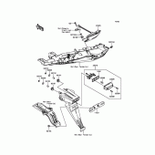 Схема вузла: Taillight(s) для Kawasaki ZX636 Ninja ZX-6R