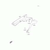Схема вузла: Side covers для Kawasaki KLV1000