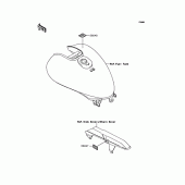 Схема вузла: Інформаційні наклейки для Kawasaki VN250 Eliminator 250V