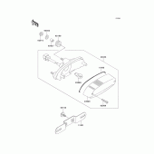 Схема вузла: Taillight(s) для Kawasaki ER500 ER-5