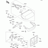 Схема вузла: Taillight(s) для Kawasaki ZX600 ZZ-R600