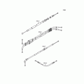 Схема узла: Тросики для Kawasaki ZX1200 Ninja ZX-12R