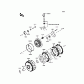 Схема вузла: Зчеплення для Kawasaki BR250 Z250SL