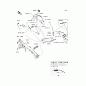 Схема вузла: Паливний бак(1/3) для Kawasaki VN1700 Vulcan 1700 Nomad