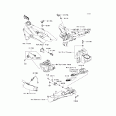 Схема вузла: Fuel injection для Kawasaki ZR750 Z750R ABS