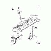 Схема вузла: Ignition System для Kawasaki ZR800 Z800 ABS
