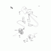 Схема вузла: Генератор для Kawasaki KX125