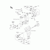Схема узла: Поворотники для Kawasaki VN1600 VN1600 Mean Streak