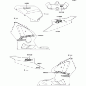 Схема вузла: Decals(green)(b2h) для Kawasaki ZX1200 Ninja ZX-12R