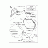 Схема вузла: Аксесуари для Kawasaki ZG1400 Concours 14 ABS