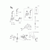 Схема вузла: Замок запалювання для Kawasaki KLX250 KLX250