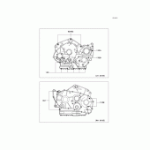 Схема вузла: Болти картера двигуна для Kawasaki VN800 Vulcan 800 Classic