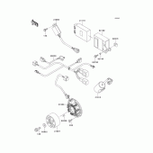 Схема вузла: Генератор для Kawasaki KX125