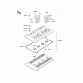 Схема вузла: Клапанна кришка Kawasaki ZG1000 Concours